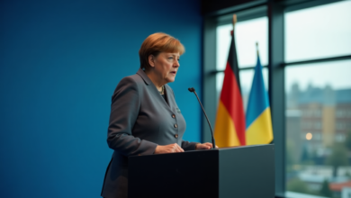 Angela Merkel Stands by Decision to Block Ukraine from NATO