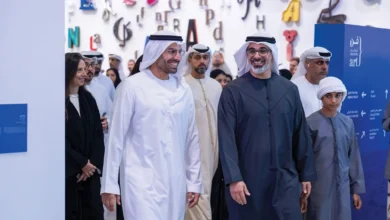 Khaled bin Mohamed bin Zayed at the 16th Abu Dhabi Art Khaled bin Mohamed bin Zayed at the 16th Abu Dhabi Art