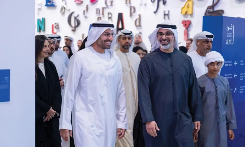 Khaled bin Mohamed bin Zayed at the 16th Abu Dhabi Art Khaled bin Mohamed bin Zayed at the 16th Abu Dhabi Art