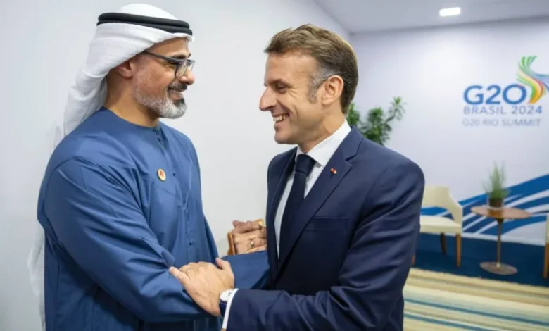 Sheikh Khaled Bin Mohamed Holds Key Meetings with Sisi and Macron at G20 Brazil Sheikh Khaled Bin Mohamed Holds Key Meetings with Sisi and Macron at G20 Brazil