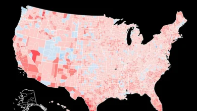 Bayt Magazine Trump’s Vote Share Surge: Key Counties in America’s Red Shift