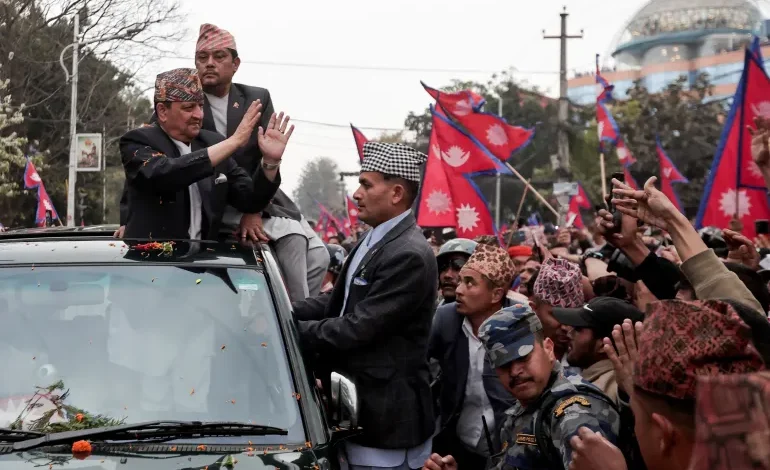 ‘Restore Monarchy’: Massive Welcome for Nepal’s Former King 'Restore Monarchy': Massive Welcome for Nepal's Former King