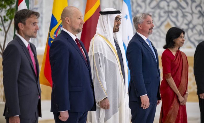 Mohamed bin Zayed Welcomes New Diplomatic Corps to UAE Mohamed bin Zayed Welcomes New Diplomatic Corps to UAE