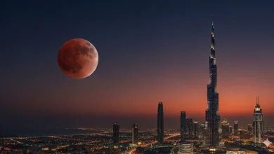 Blood Moon Creates Celestial Magic Across UAE Skies Blood Moon Creates Celestial Magic Across UAE Skies