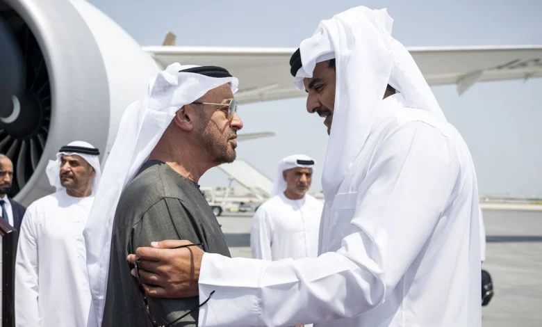 UAE-Qatar Leaders Meet Amid Middle East Crisis UAE-Qatar Leaders Meet Amid Middle East Crisis