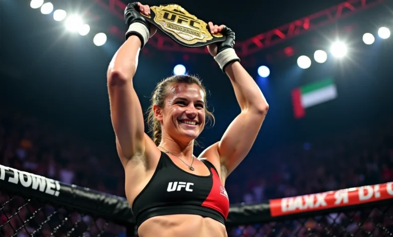 Mackenzie Dern Makes History as First UFC Female Champion in Abu Dhabi - Magazine Mackenzie Dern Makes History as First UFC Female Champion in Abu Dhabi Mackenzie Dern Makes History as First UFC Female Champion in Abu Dhabi