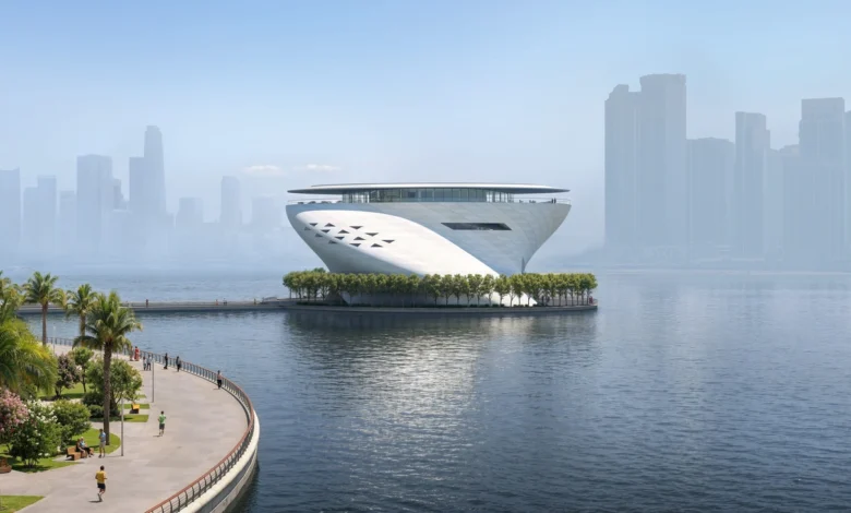 Tadao Ando Unveils Floating Museum Marvel in Dubai - Magazine Tadao Ando Unveils Floating Museum Marvel in Dubai Tadao Ando Unveils Floating Museum Marvel in Dubai