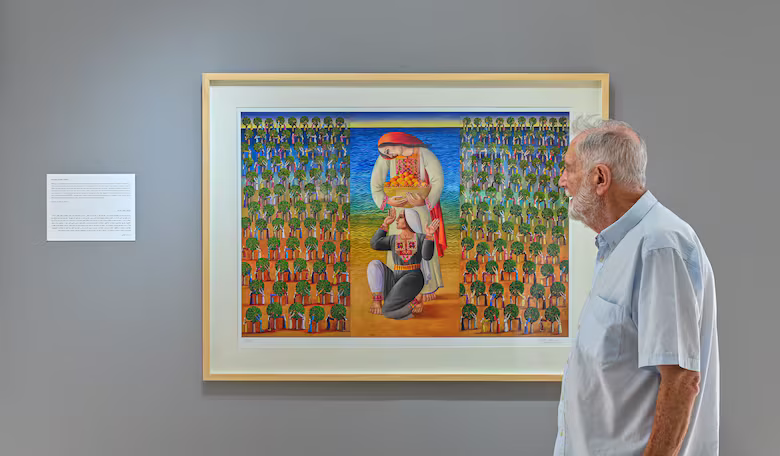 EARTH, OLIVES, AND THE WEIGHT OF JERUSALEM: THE ENDURING LEGACY OF SLIMAN MANSOUR